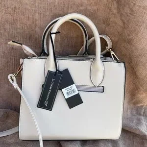 La Terre Fashion Bags La Terre Fashion Off White Purse Poshmark
